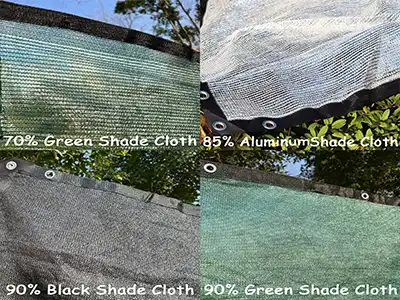Blue & Green Privacy Screens For Fence